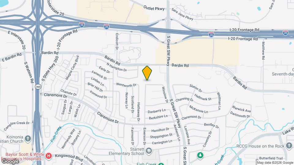 2646 Winslow Dr Map and Location Details
