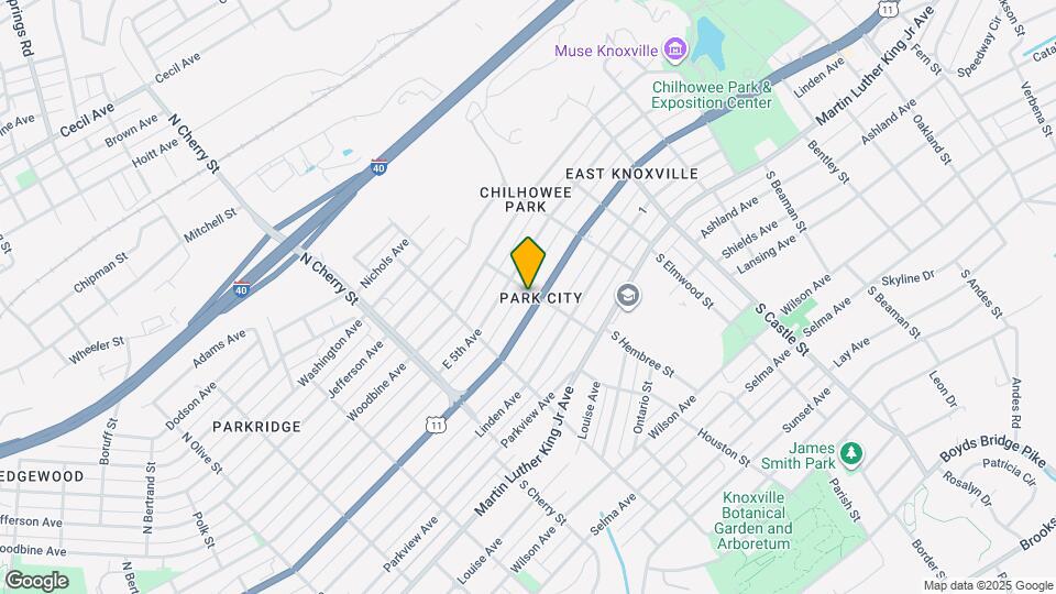 2733 E Magnolia Ave Map and Location Details