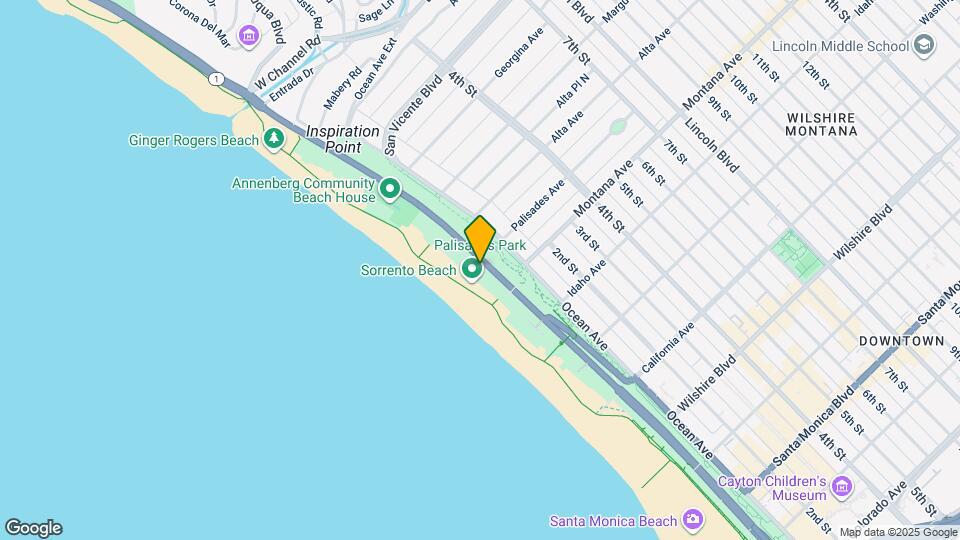 703 Palisades Beach Rd Map and Location Details