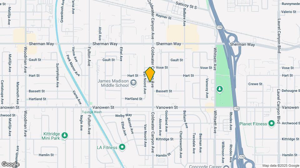 6929 Coldwater Canyon Ave Map and Location Details