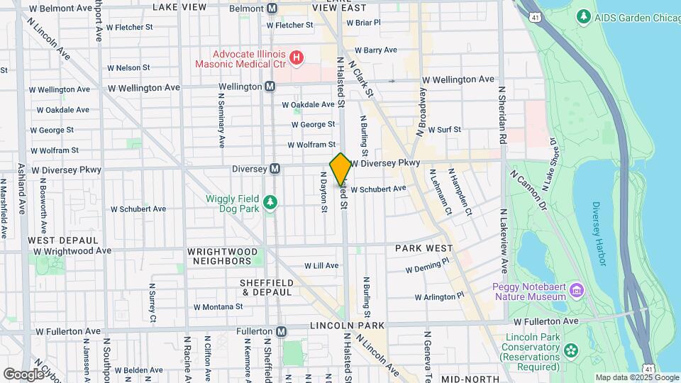 2700 N Halsted St, Unit PH10 Mapa y Detalles de la Ubicación