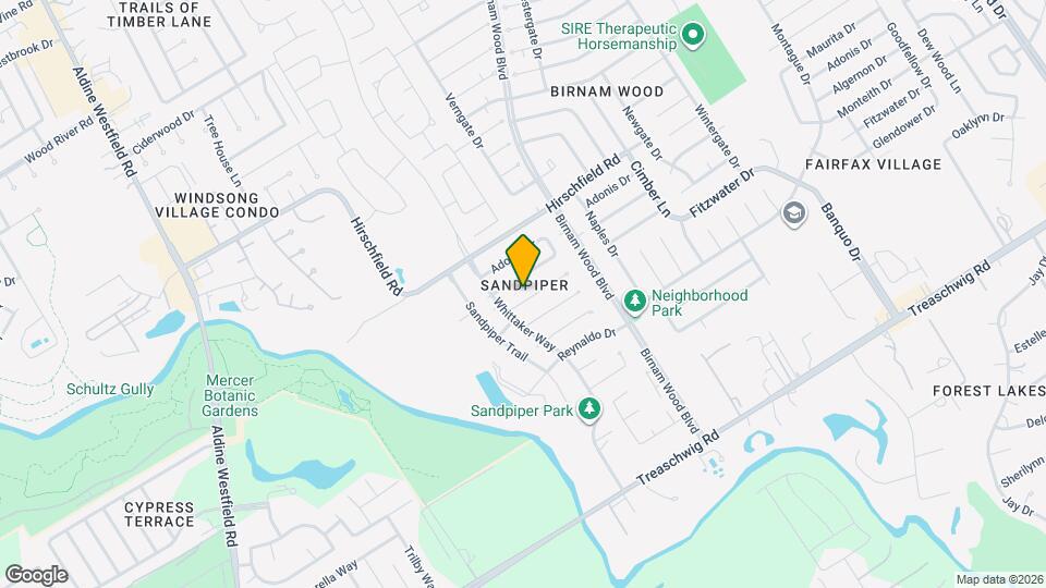 3919 Monteith Dr Map and Location Details