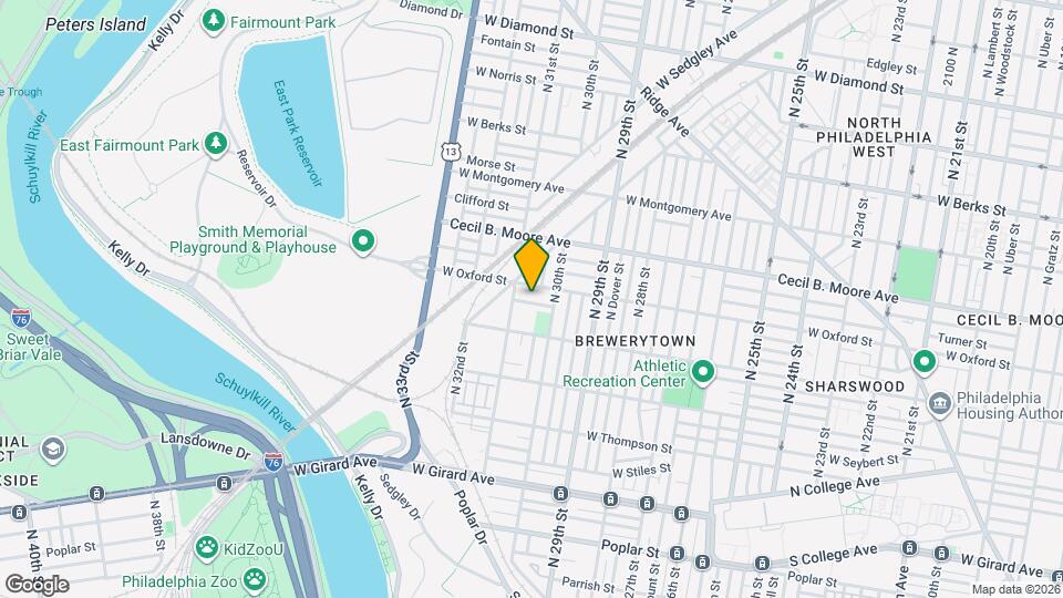 3023 Redner St Map and Location Details