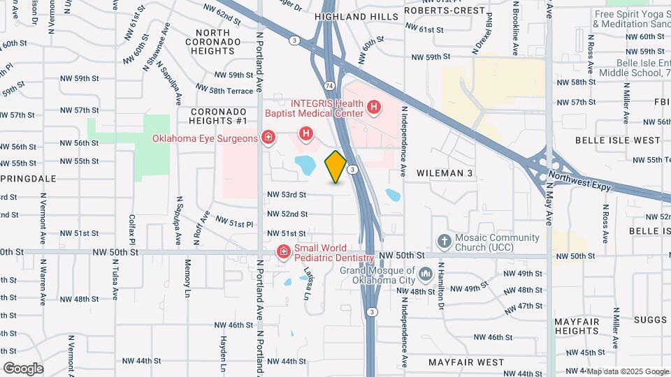 3439 NW 53rd St Map and Location Details