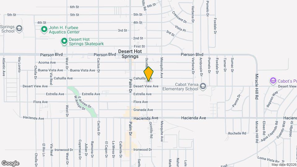 66640 Desert View Ave Map and Location Details