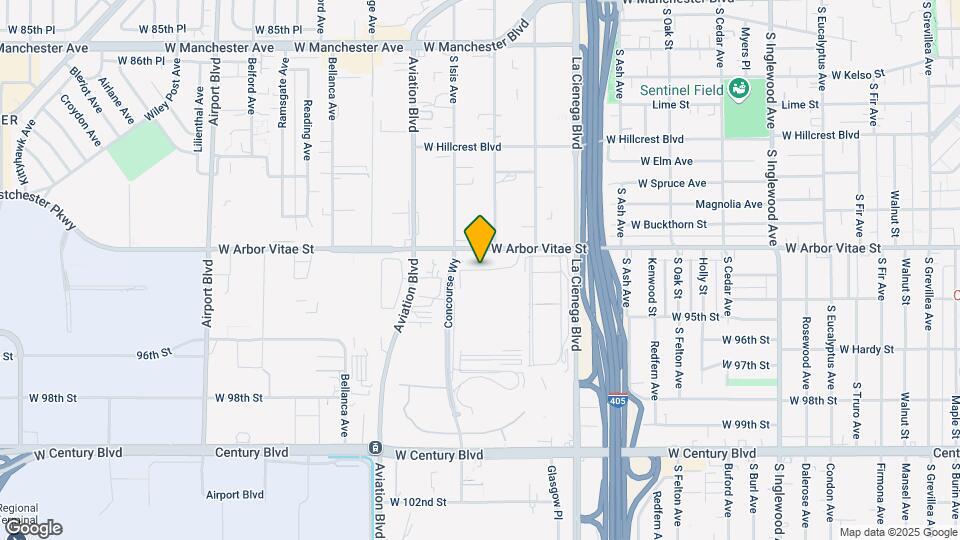 5401 W 93rd St Map and Location Details