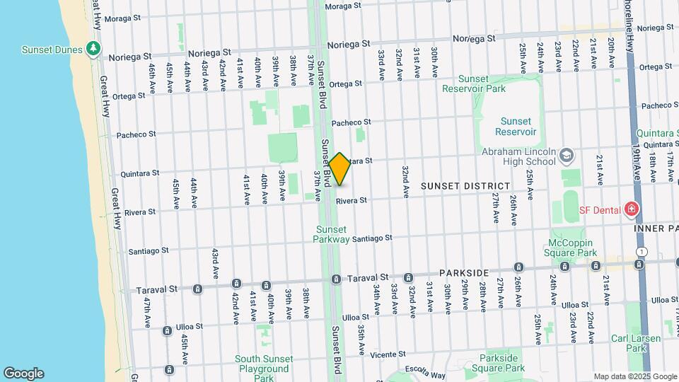 2170 36th Ave Map and Location Details