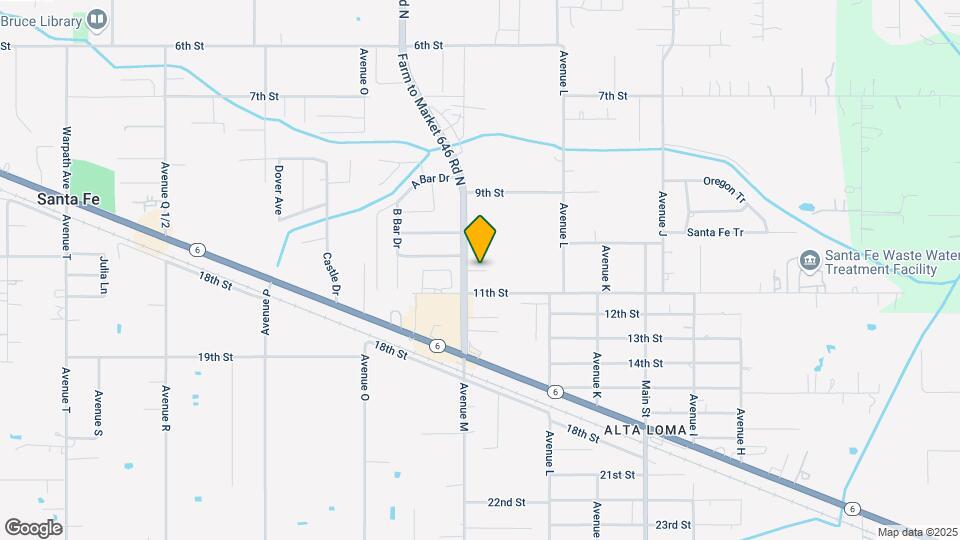 4437 FM 646 Rd Map and Location Details