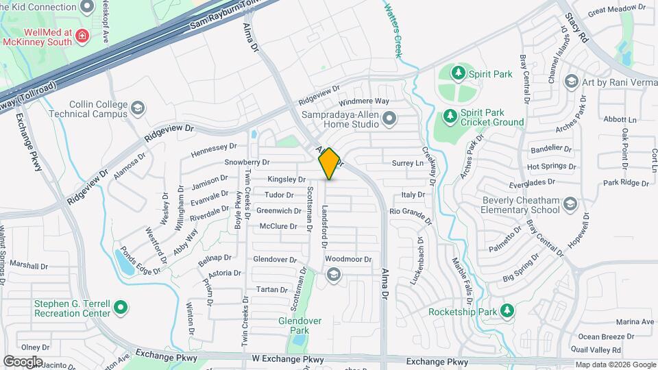 1329 Kingsley Ct Map and Location Details