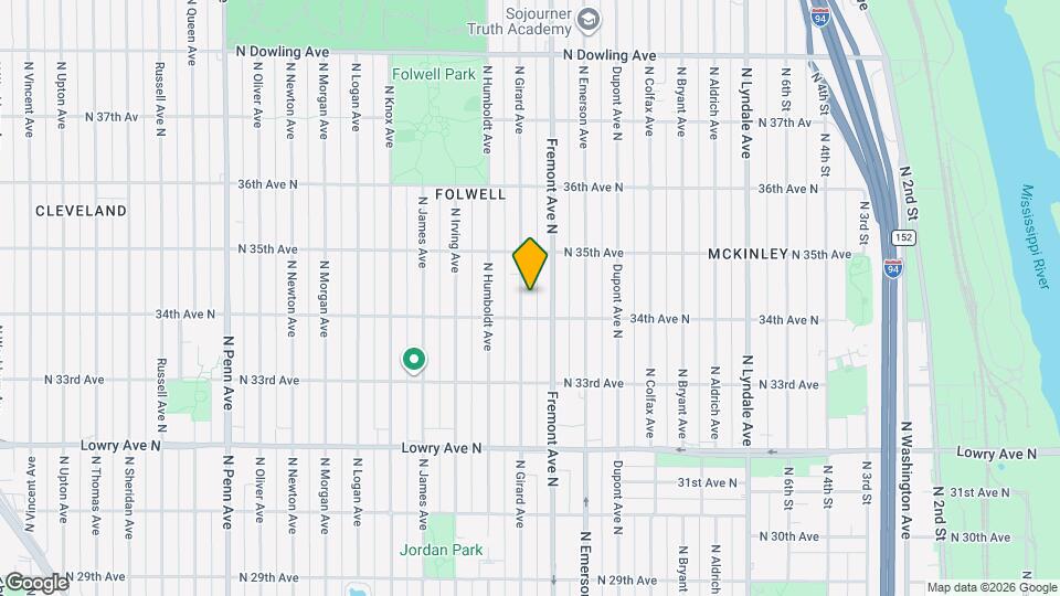 3412 N Girard Ave Map and Location Details