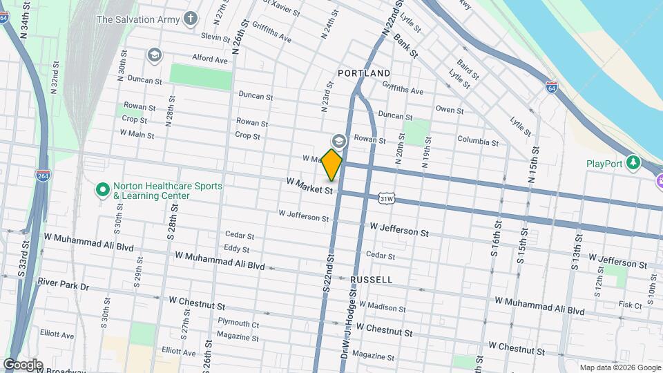 2213 W Market St Map and Location Details