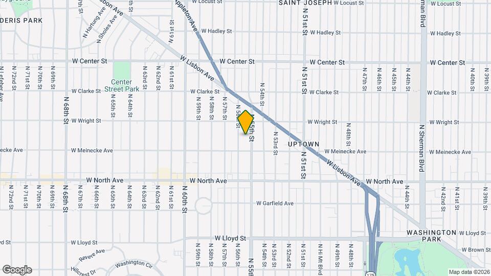 2435 N 55th St Map and Location Details