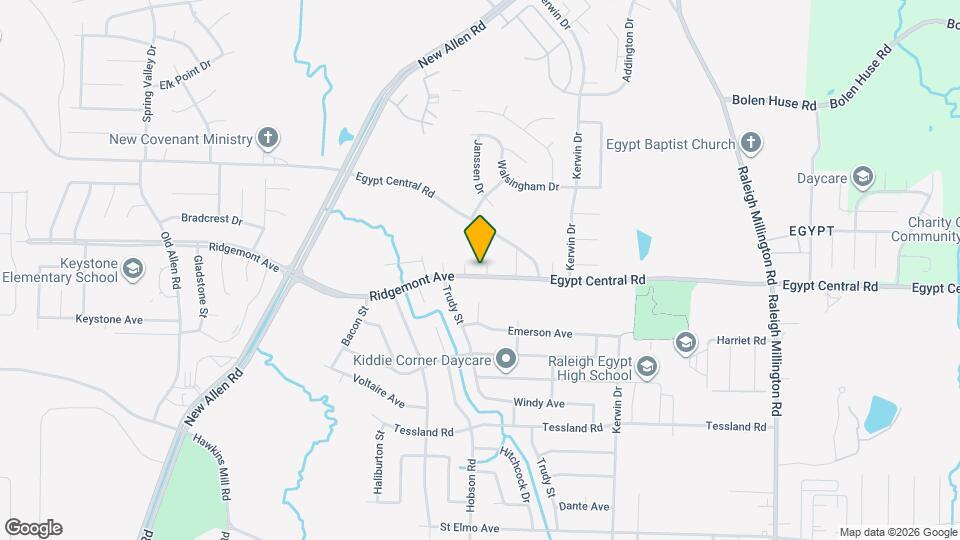 3750 Ridgemont Ave Map and Location Details