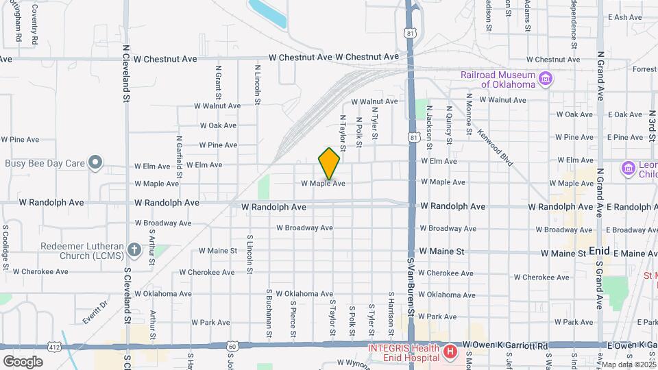 1405 W Maple Ave Map and Location Details