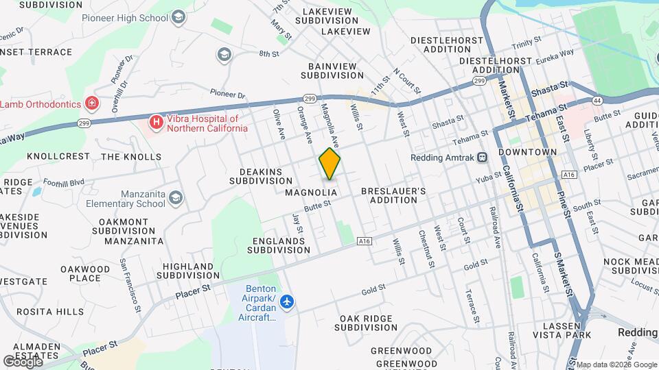 1425 Orange Ave Map and Location Details