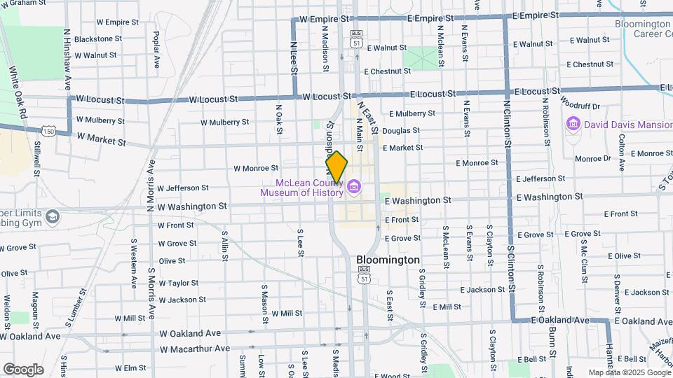 214 W Jefferson St Map and Location Details