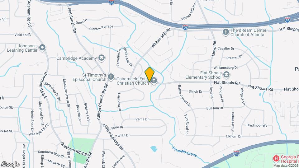 2967 Flat Shoals Rd Map and Location Details