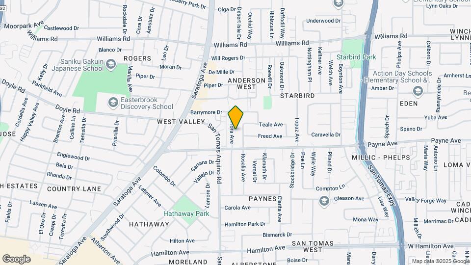 1250 Flora Ave Mapa y Detalles de la Ubicación