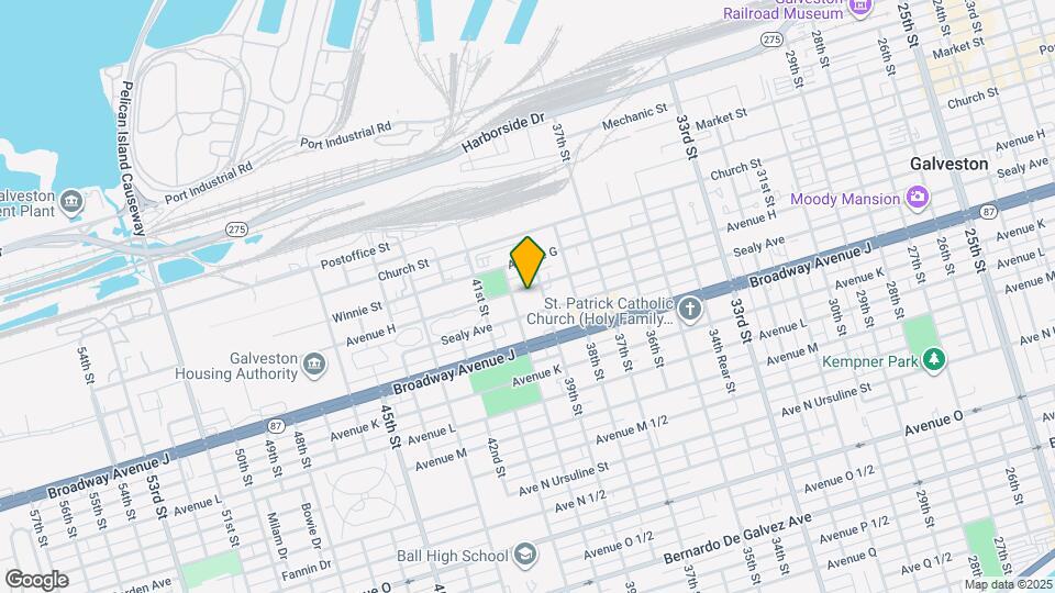 3913 Avenue H Map and Location Details