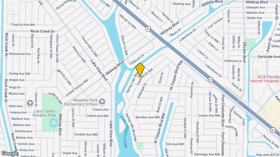 650 Hartford Dr NW Map and Location Details