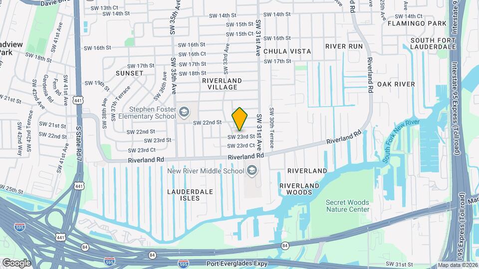3171 SW 23rd St Map and Location Details