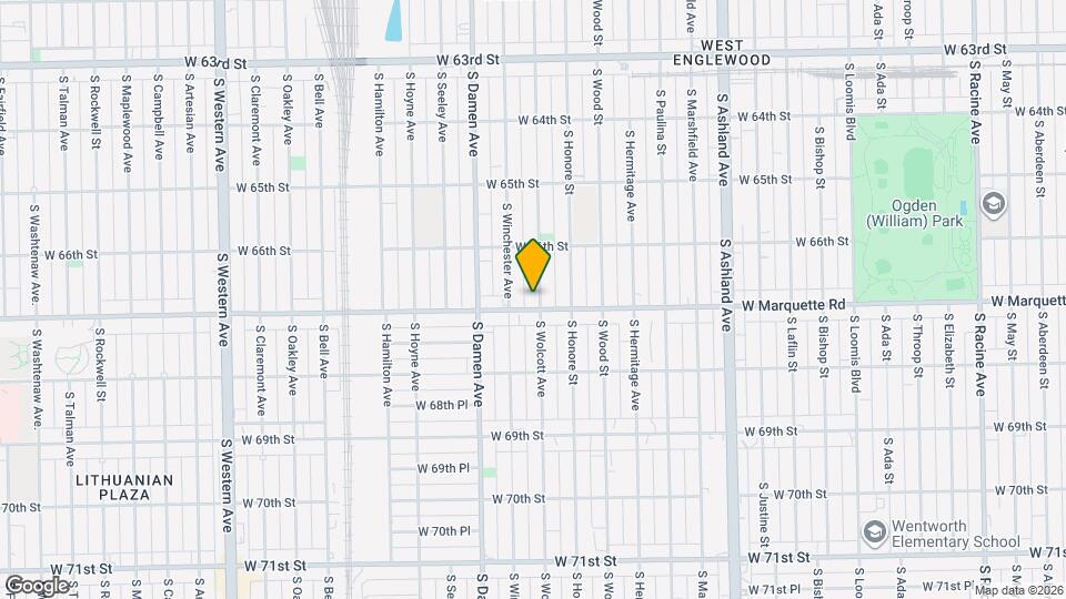 6652 S Wolcott Ave Mapa y Detalles de la Ubicación