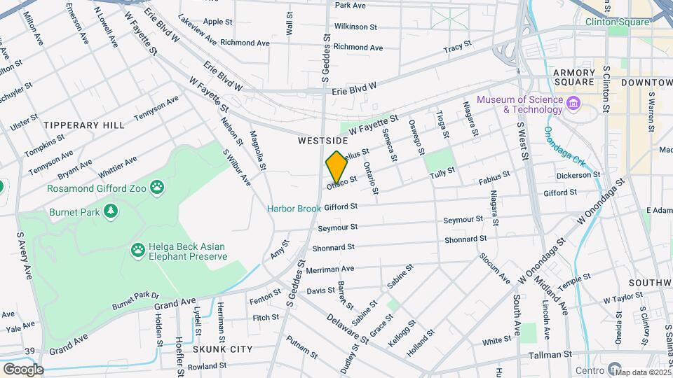 733-735 Otisco St Map and Location Details