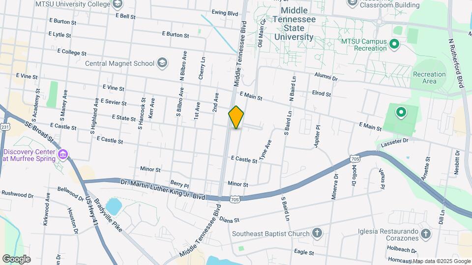 1208 Frisco St, Unit 2 Map and Location Details