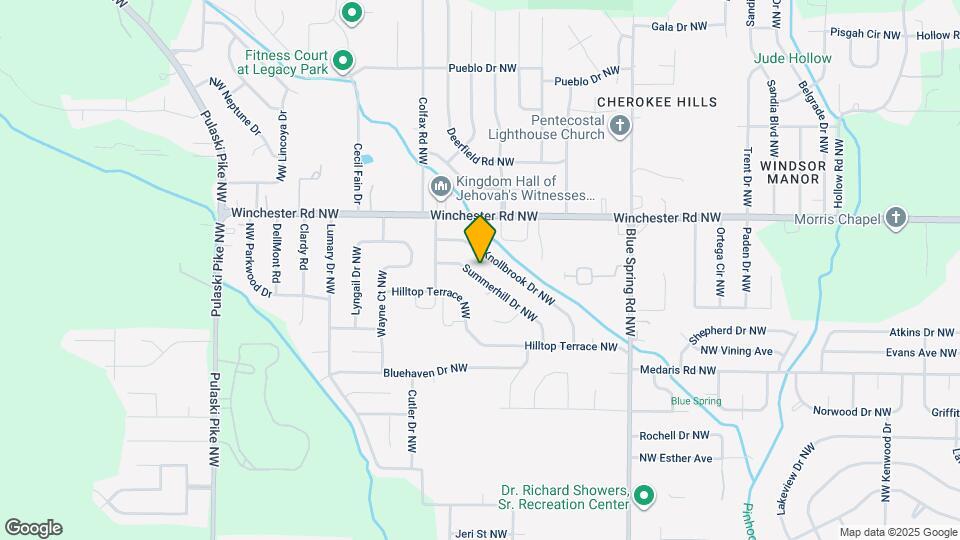 4032 Summerhill Dr NW Map and Location Details