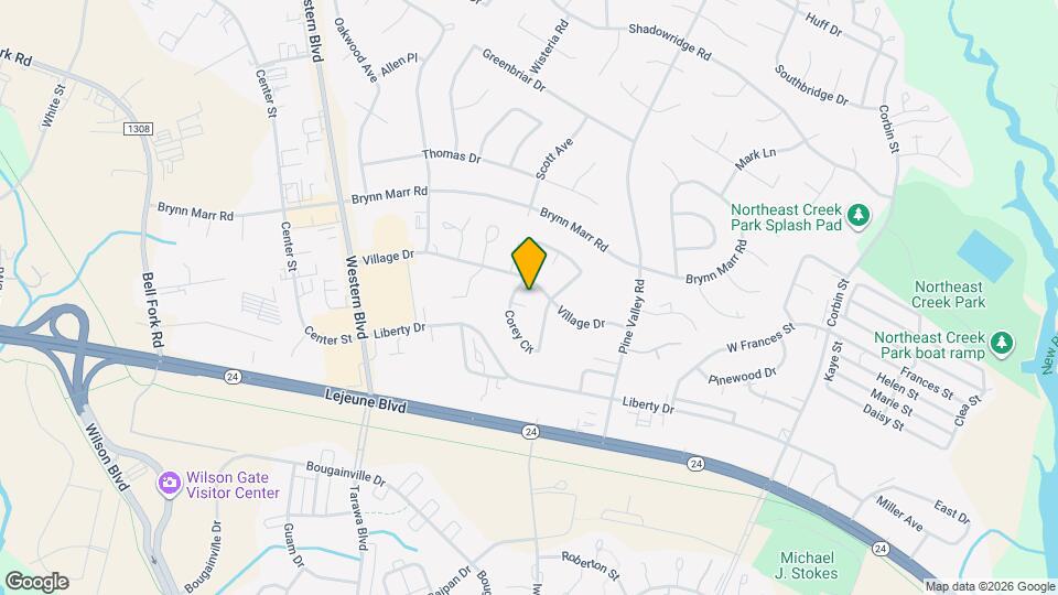 205 Corey Ct Map and Location Details