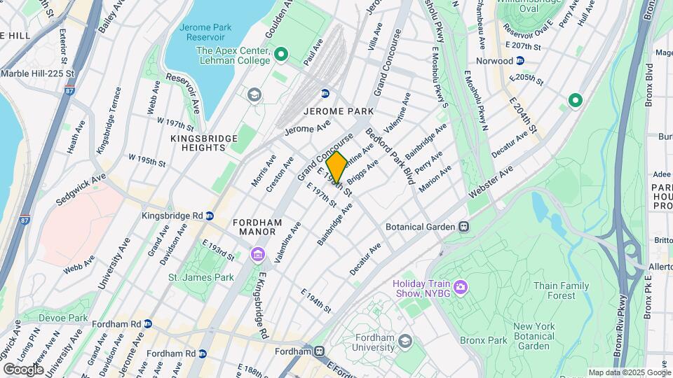 244 E 198th St Mapa y Detalles de la Ubicación