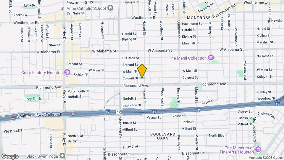 1905 Colquitt St Map and Location Details