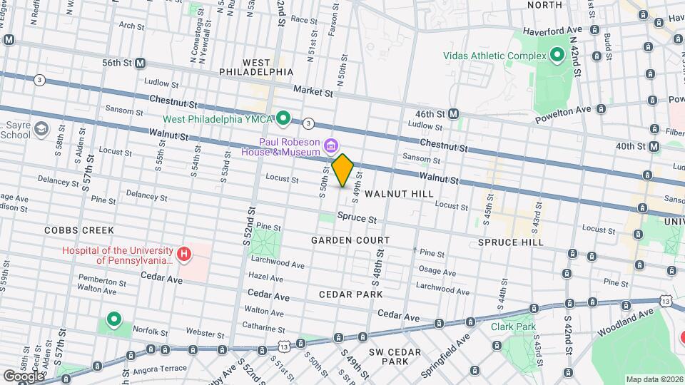 4926 Locust St Map and Location Details