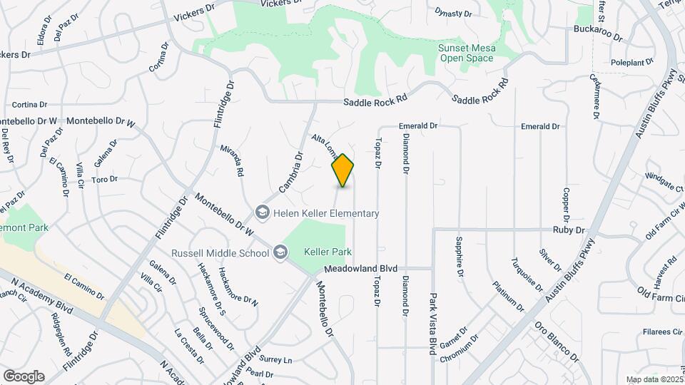5233 Borrego Dr Map and Location Details