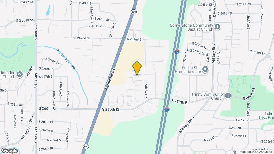 2705 S 256th St Map and Location Details