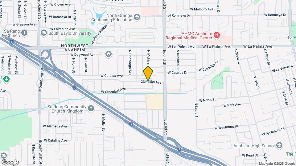1748-1760 W Glenoaks Ave Map and Location Details