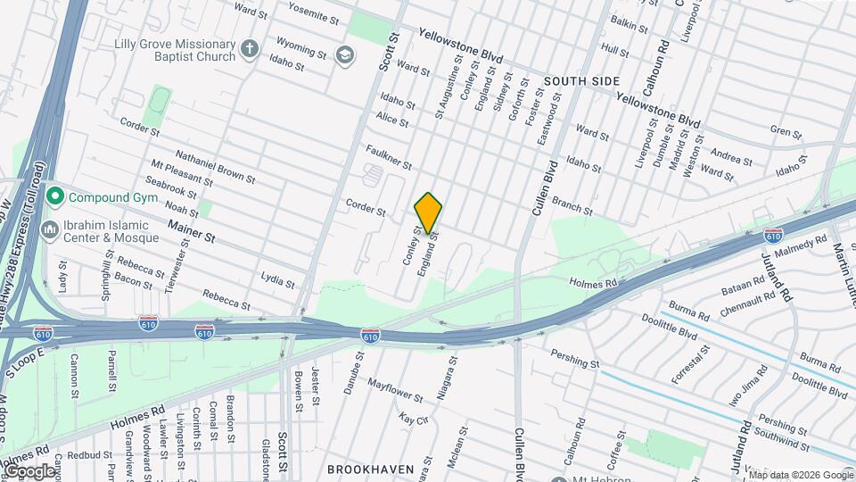 7210 England St Map and Location Details