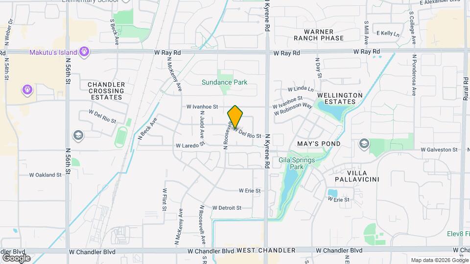 6143 W Del Rio St Map and Location Details