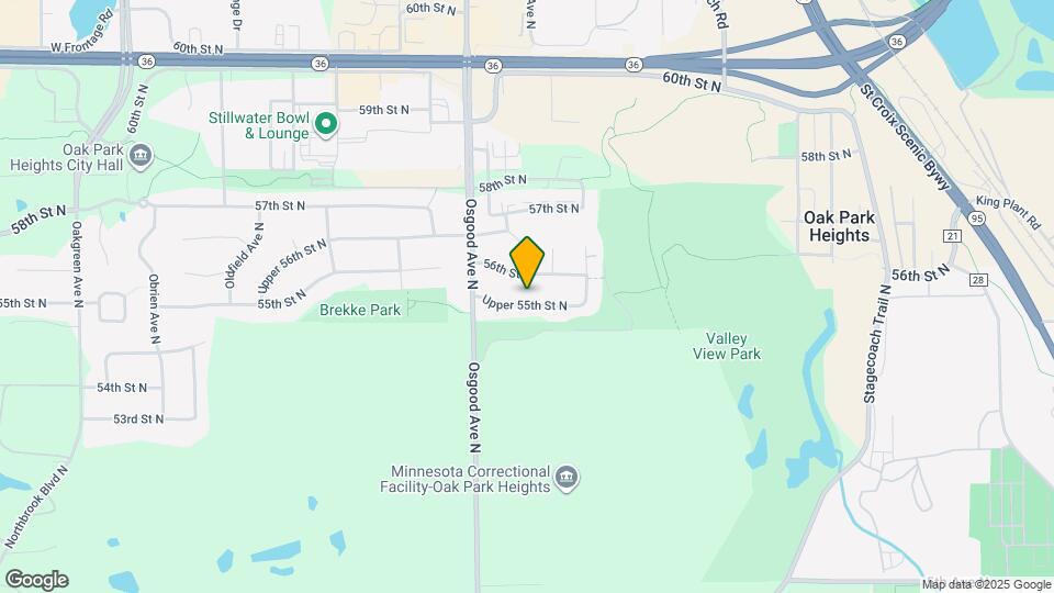 14860 Upper 55th St N Map and Location Details