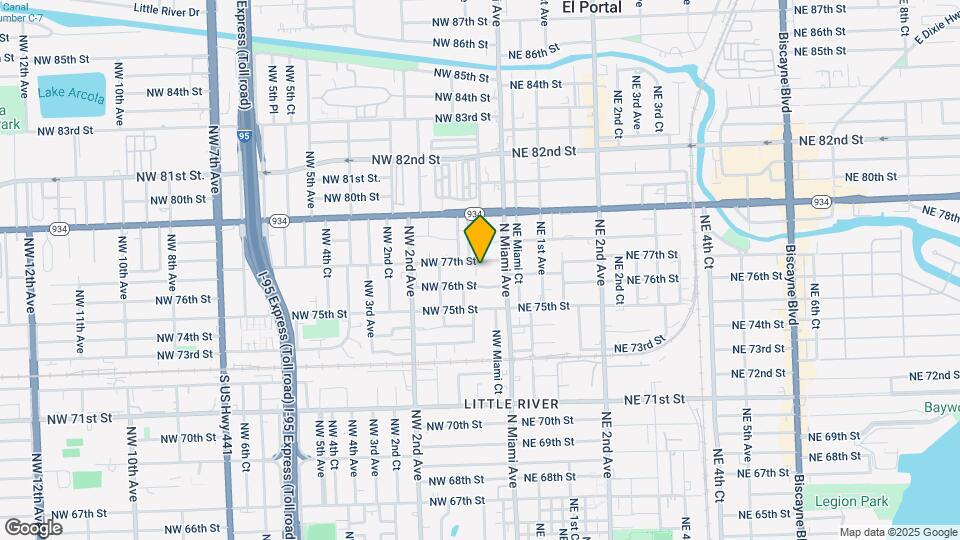 60 NW 77th St Mapa y Detalles de la Ubicación