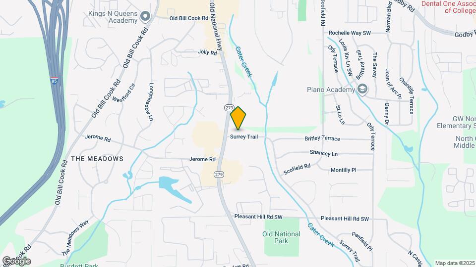 2465 Surrey Trail Map and Location Details
