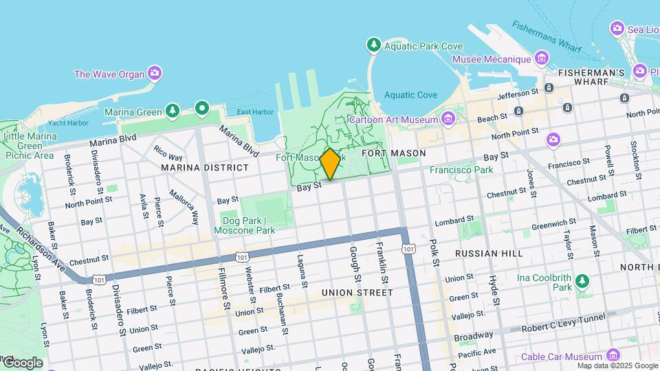 1355 Bay St Map and Location Details
