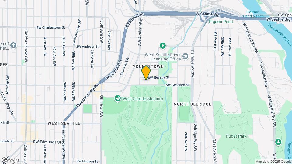 2838 SW Genesee St Map and Location Details