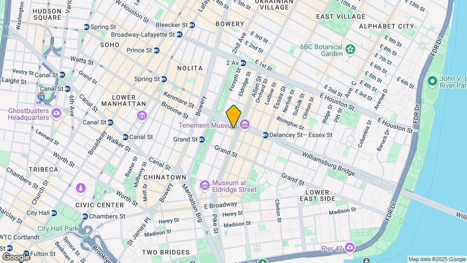 97 Allen St Mapa y Detalles de la Ubicación