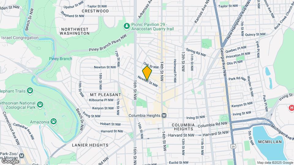 1472 Newton St NW Map and Location Details