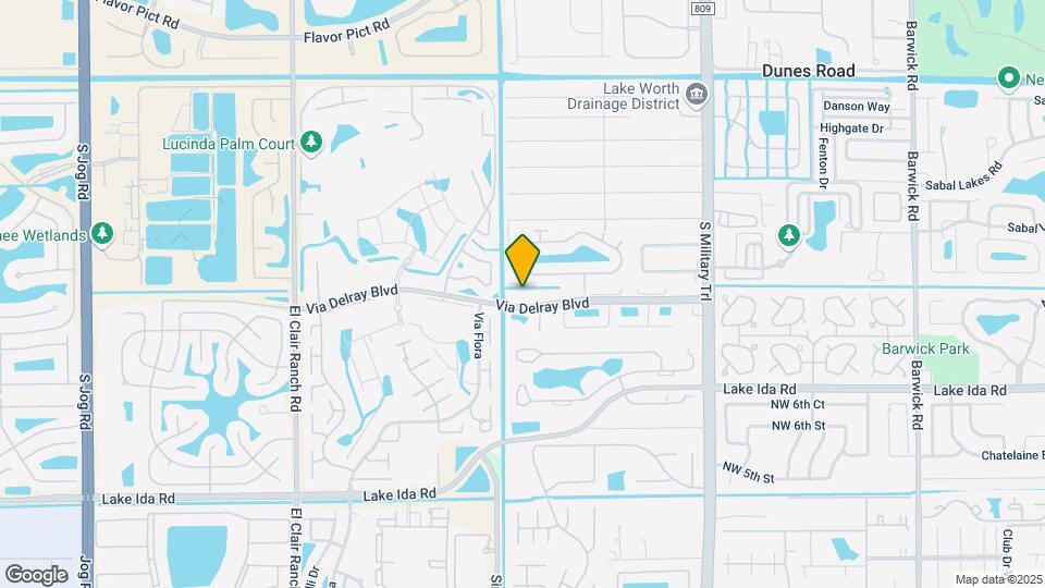5441 Via Delray Blvd Map and Location Details
