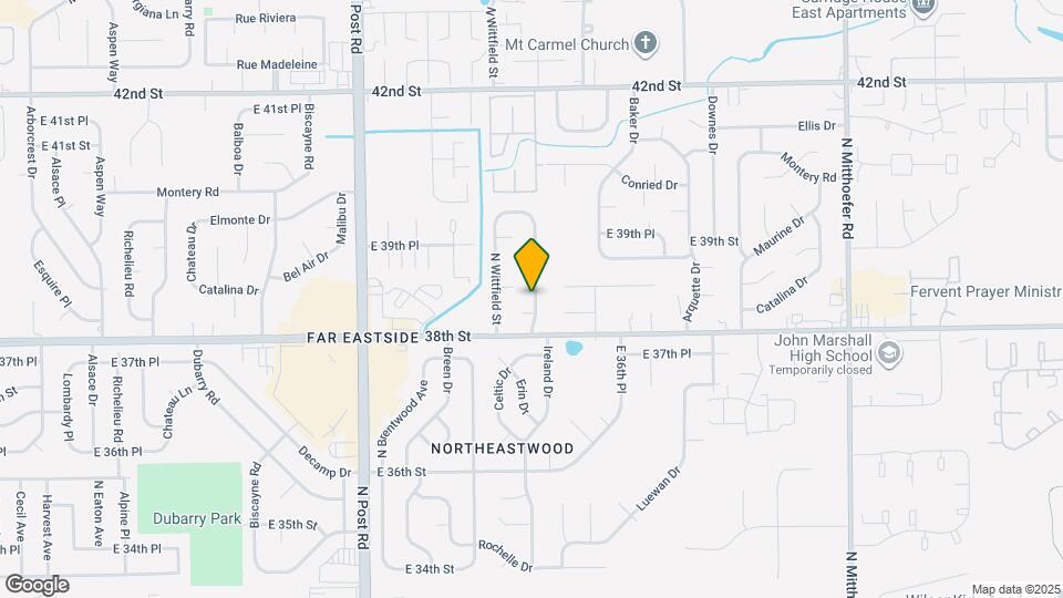 3834 Ireland Dr Map and Location Details