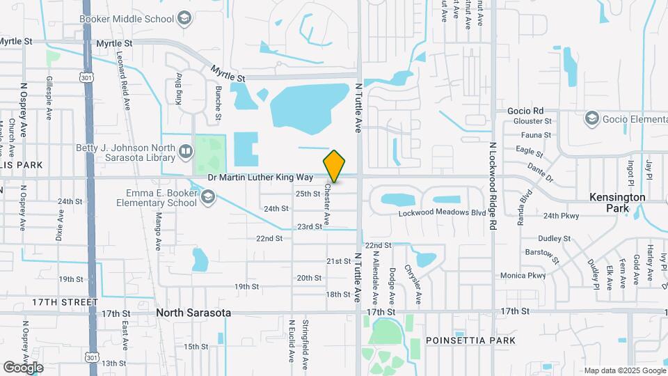 2717 25th St Map and Location Details