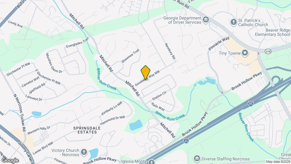 5512 Goodwick Way NW Map and Location Details