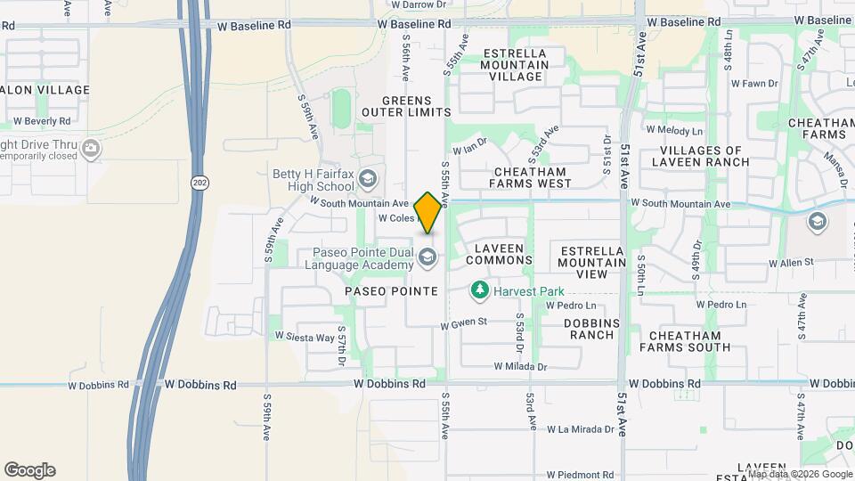 8516 S 55th Dr Map and Location Details